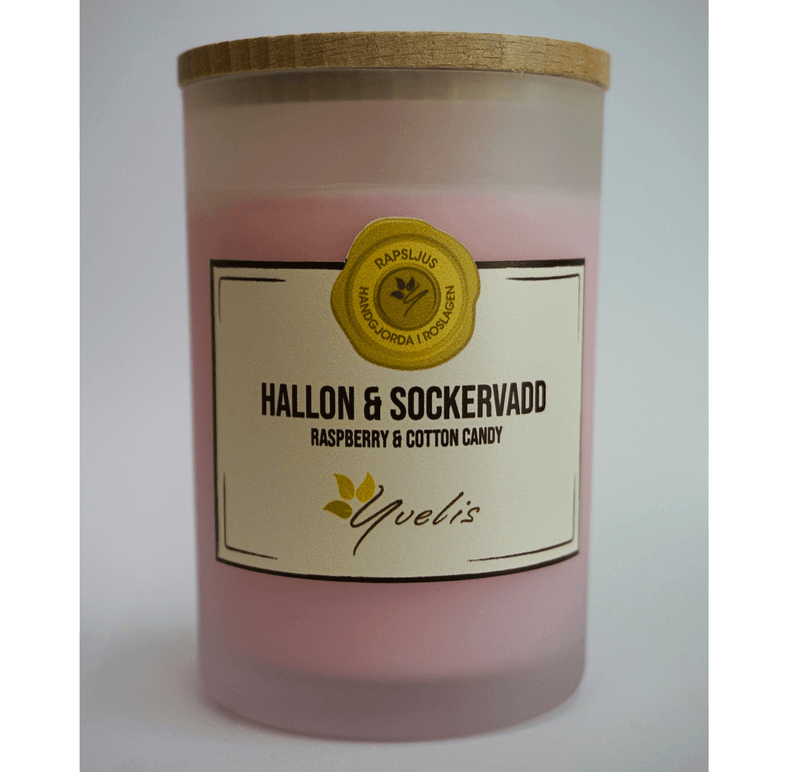 Duftlys Hallon & Sokkervadd